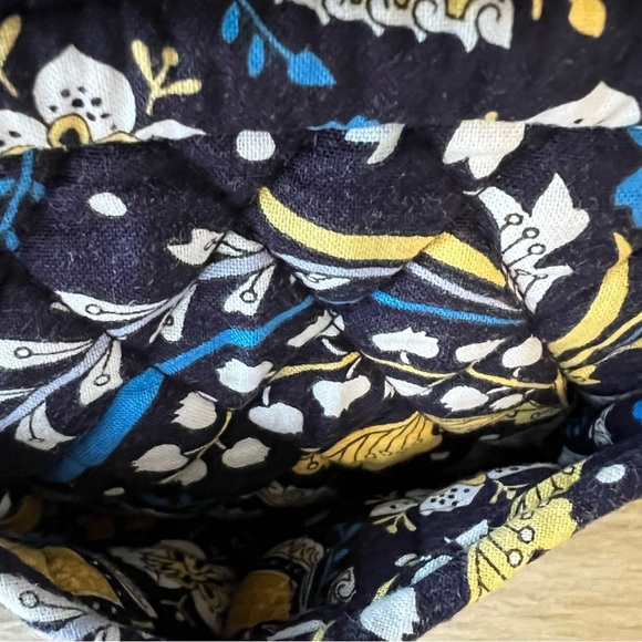 VERA BRADLEY Ellie Elephant 2012 Stroll Around Baby Diaper Bag Tote Blue Yellow - Picture 5 of 17